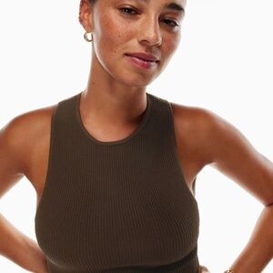 Aritzia Babaton Sculpt Knit Racer Tank Size XS NWT